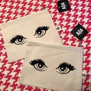 Bundle of 2 AOA Make-up Bags